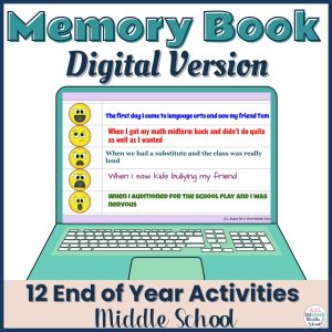digital memory books make great end of the year activities