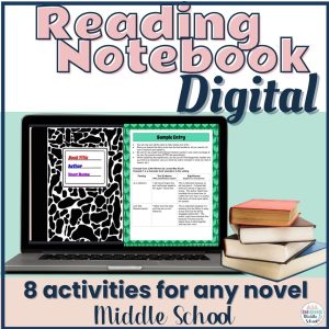 digital reader's notebook for middle school