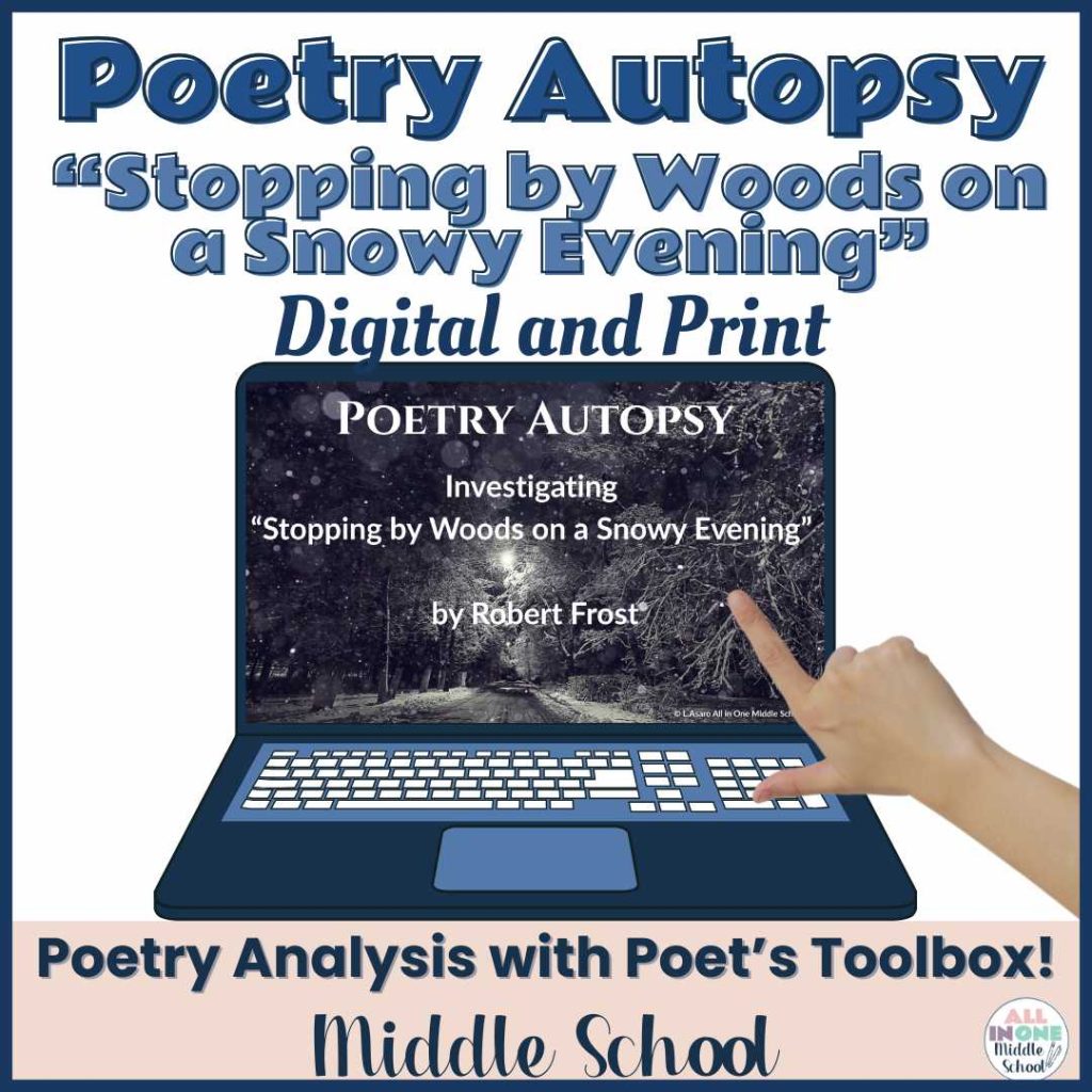 winter classroom activities- poetry autopsy