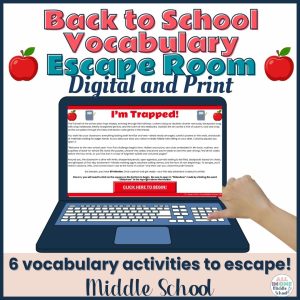 literacy centers for middle school ELA