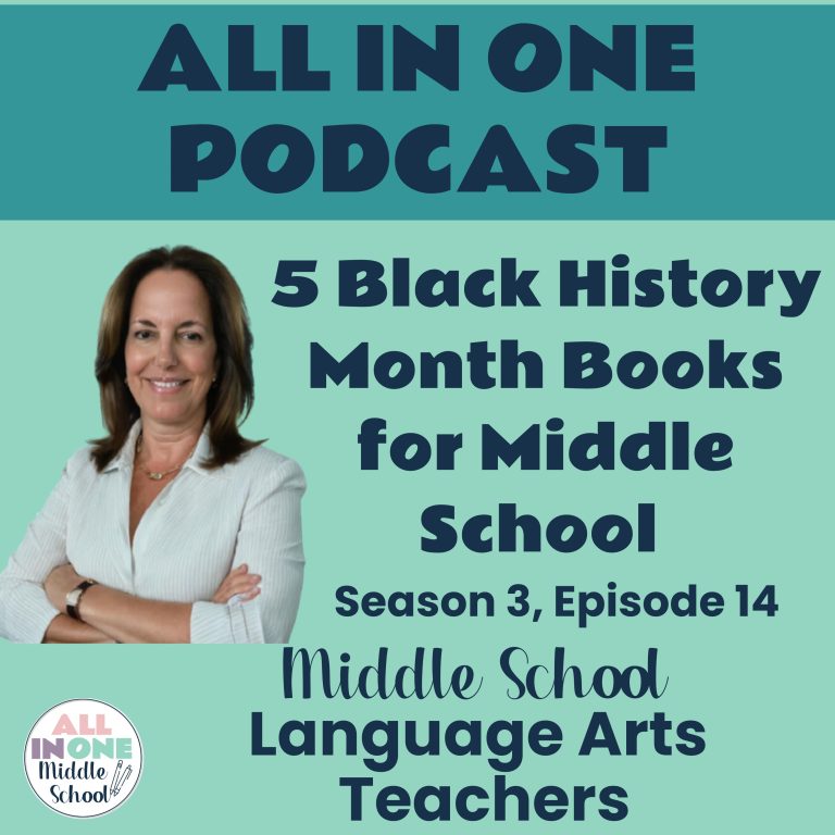 Black History Month books for middle school - podcast