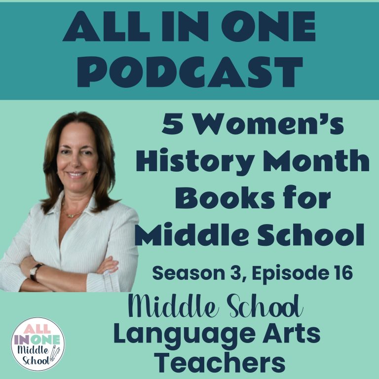 Podcast on Women's History books for middle school