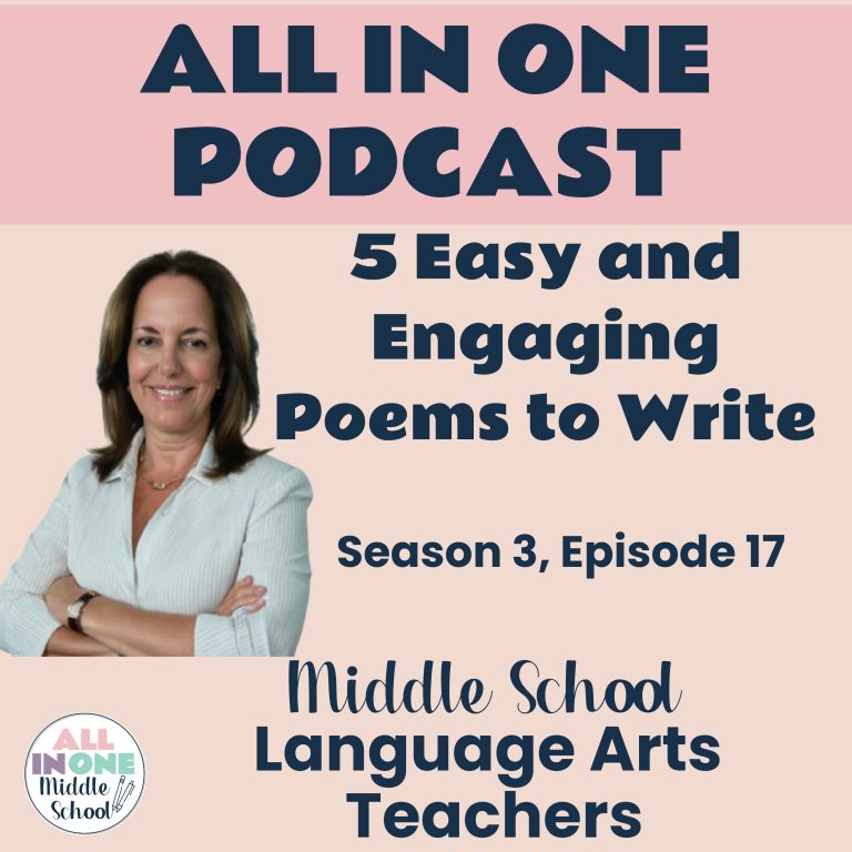 podcast on how to write poetry for middle school