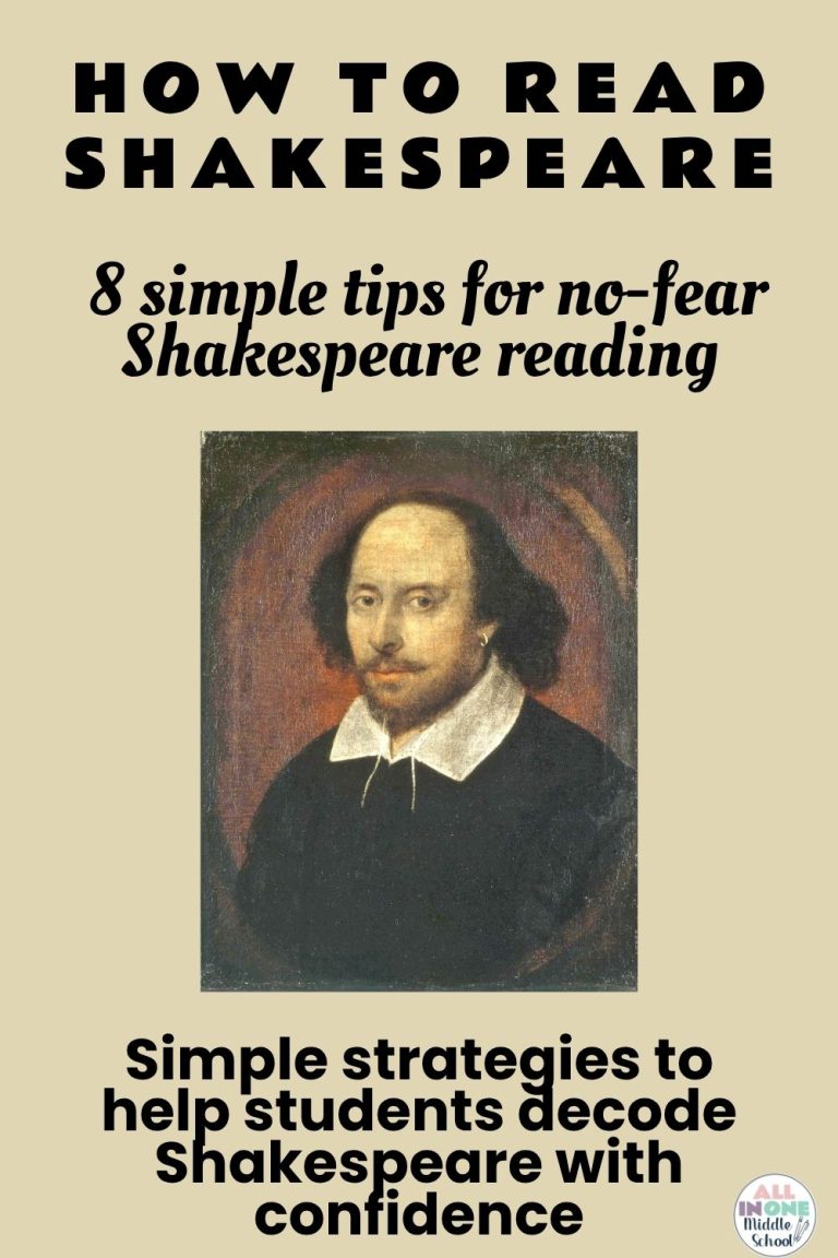 blog post on how to read Shakespeare